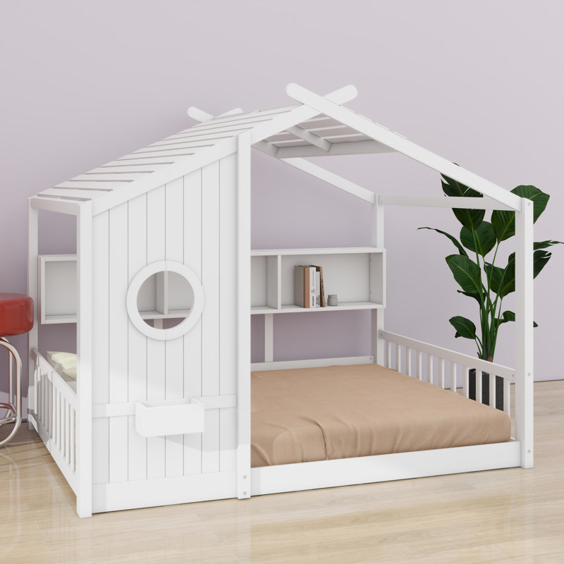 Lit double pleine grandeur, Blanc