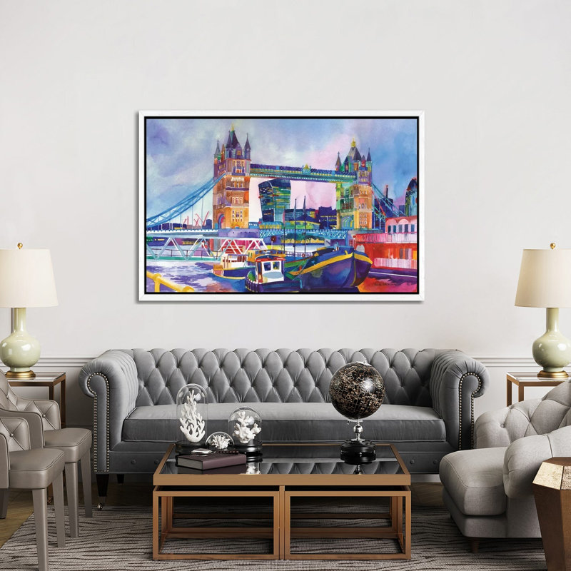 Maja Wronska by Maja Wronska - Floater Frame Gallery-Wrapped Canvas Giclée on Canvas, White, 101.6 cm H x 152.4 cm W