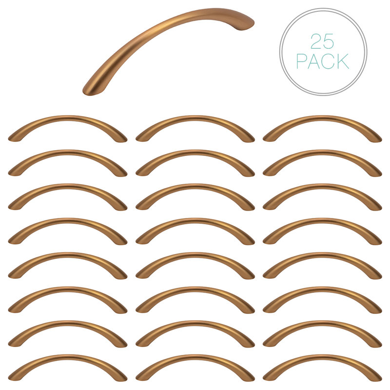 3 3/4" Center Arch Pull Multipack, Champagne Bronze