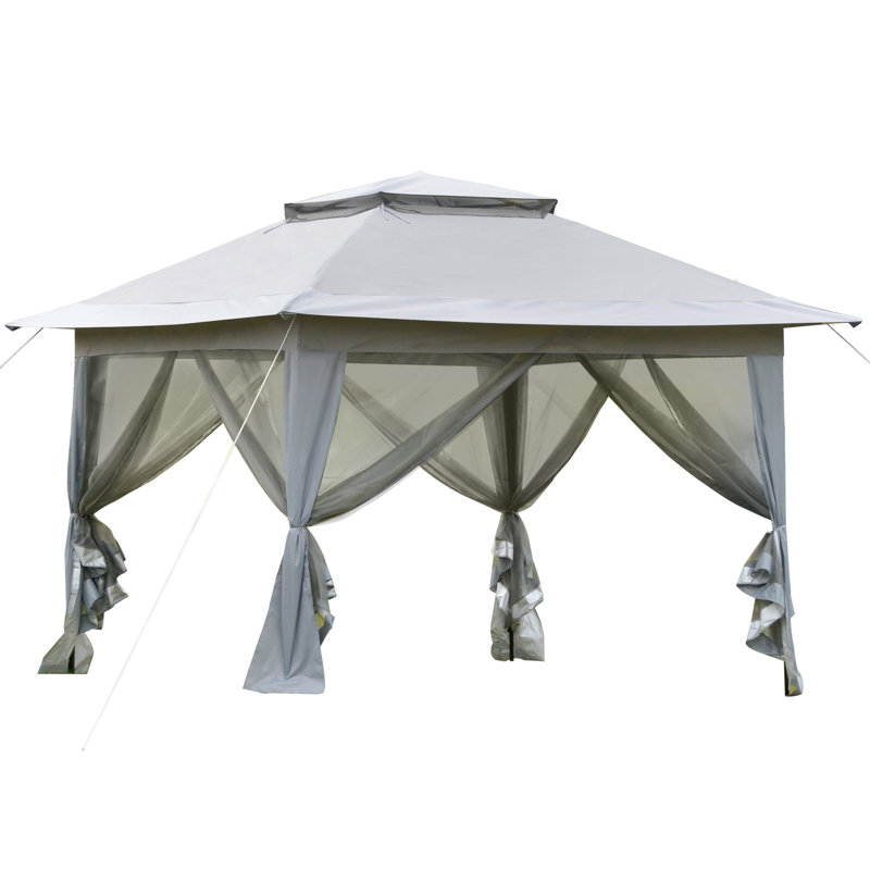 Wellton 3.5 M X 3 M Metal Party Tent