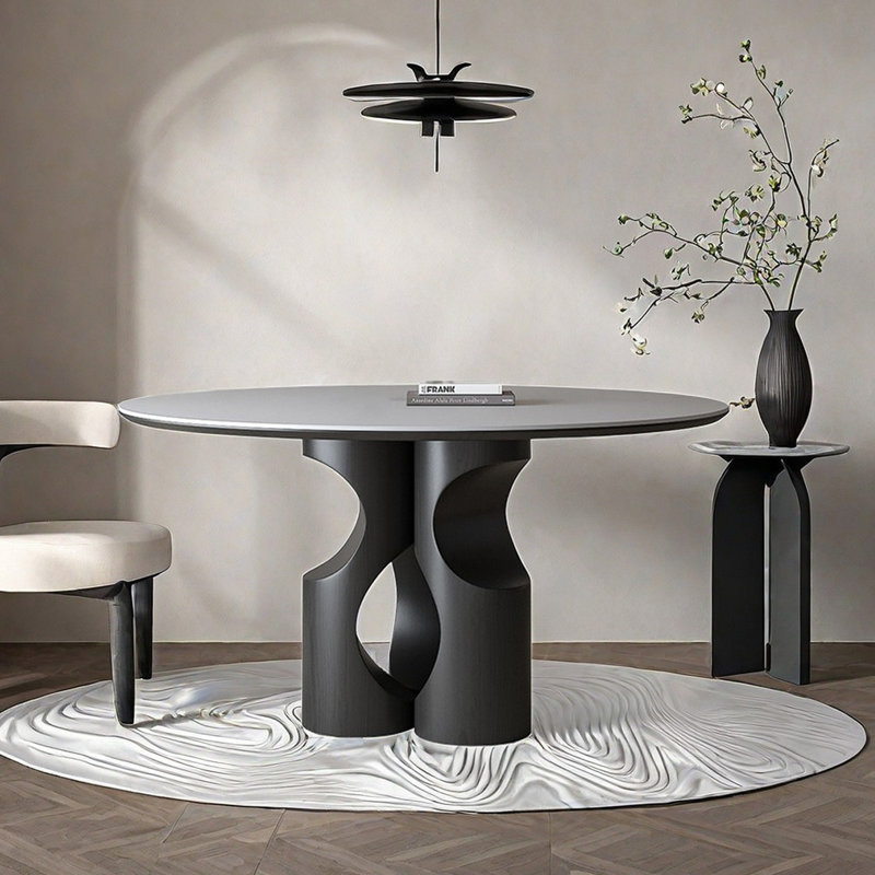 Evnika, H 29,52 po x L 53,14 po x l 53,14 po, Noir, Gris