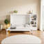 Elegant Queen Size Murphy Bed with Adjustable Storage & Shelf - Space-Saving Wall Bed with Drawer for Bedroom or Guest Room-1010410273