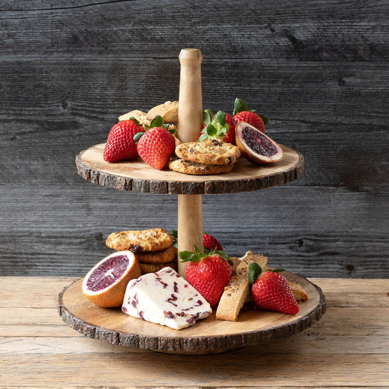 Woodland Wood Tiered Stand