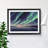 Aurora Borealis Reflection - Single Picture Frame Print-1936788413-1936788414