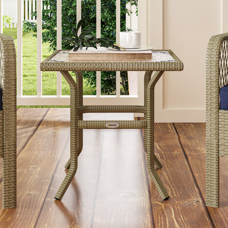 Wicker 2 - Person Garden Lounge Set with Cushions