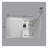 Watse 32” Wide 2-Door Storage Cabinet, Wall Mounted Laundry, Kitchen & Garage Storage Cabinet with Adjustable Shelf, 32”W x 24”H x 16”D, Gray-1405105173