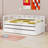 Daybed With 2 Trundles, Storage Shelves, 1 Light For Free And USB Charging Design-1210695373