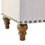 Rangement en lin beige - Structure solide, pour chambre à coucher, salon, espace supplémentaire d'entrée avec rangement pratique, compartiment caché