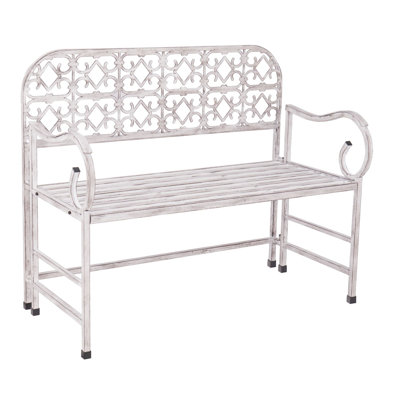 Banc de jardin en acier