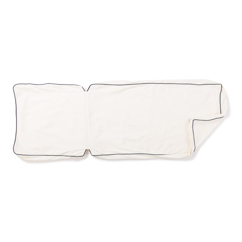 Housse pour chaise longue Sun, H 1 po x l 26,3 po x P 74,8 po, Acrylique blanc Rivie