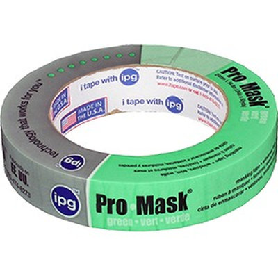 IPG 5803-1 1" X 60Yd Pro Mask Green Masking Tape-1PK
