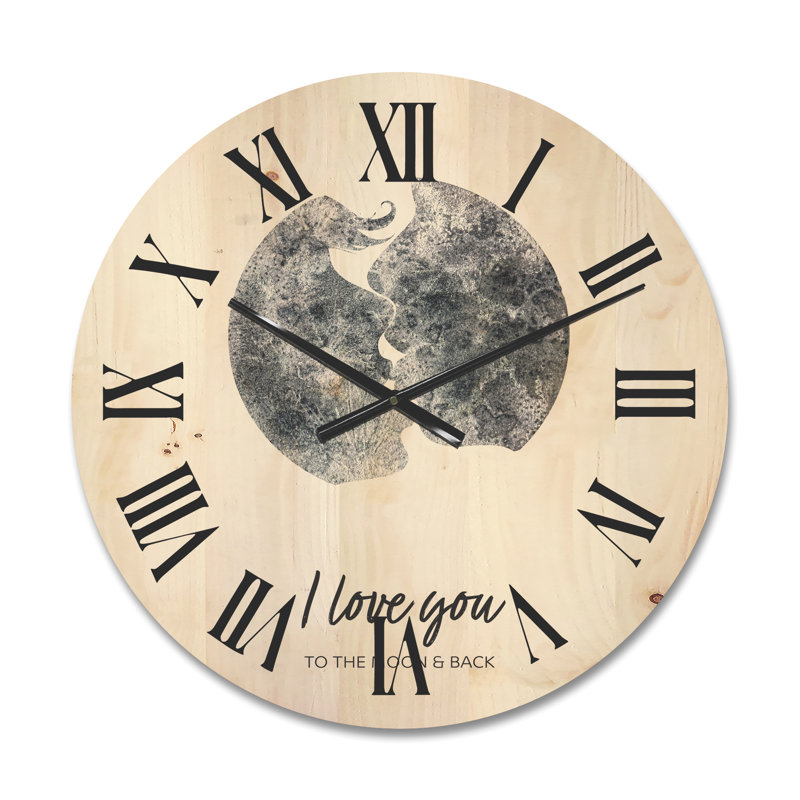 Horloge murale romantique, Moyenne