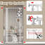 Barrière pour chat 57 po très haute 57 po, barrières pour animaux 29,5 po à 38,5 po-1661100965