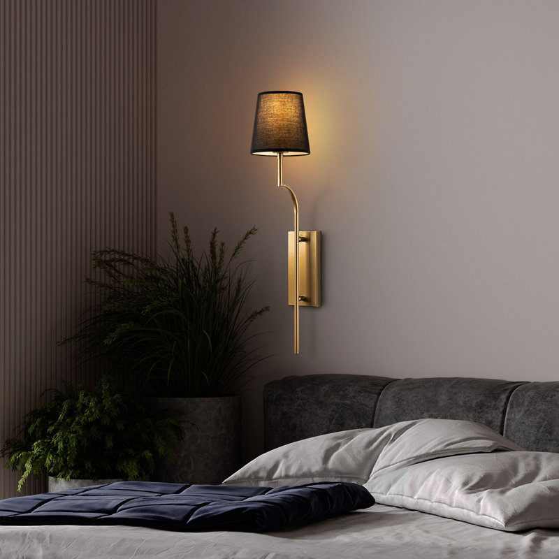 Lampe murale, Noir