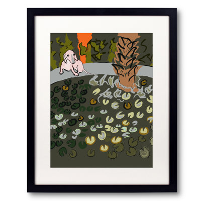 Frog Pond Print by Deborah Blum