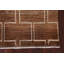 Tapis oriental brun en laine Gabbeh 6 x 9