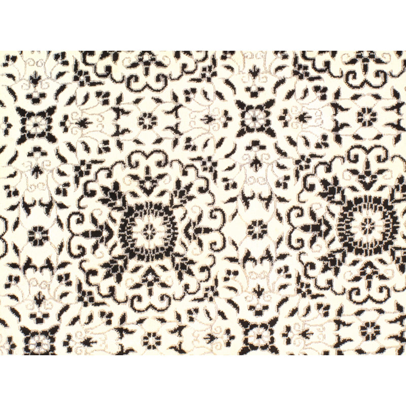 Silk Floral Area Rug