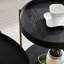 Tables basses modernes 2 pièces en MDF noir mat