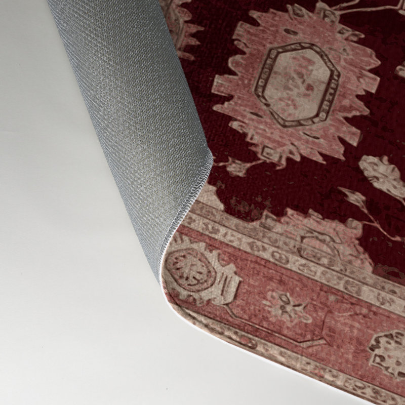 Tapis intérieur et extérieur brun Overdyed, Rectangulaire 3 pi x 5 pi