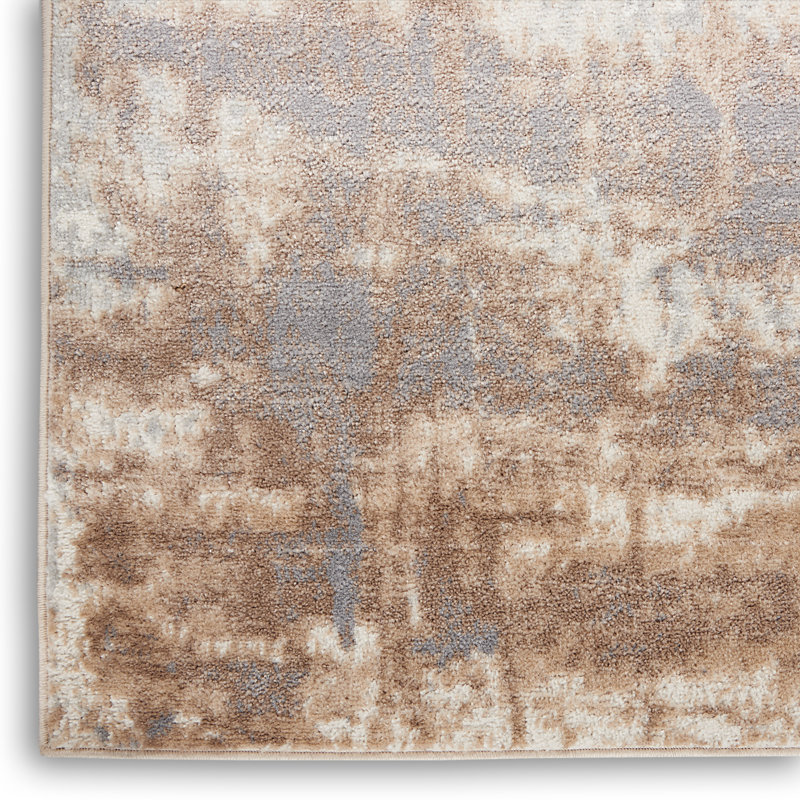 Tapis gris / ivoire Jens, Rectangle 4 pi x 6 pi