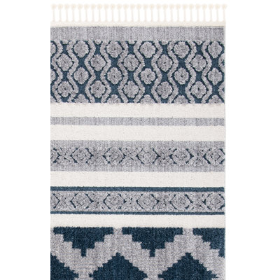 Tapis à motif géométrique Jaamal Performance