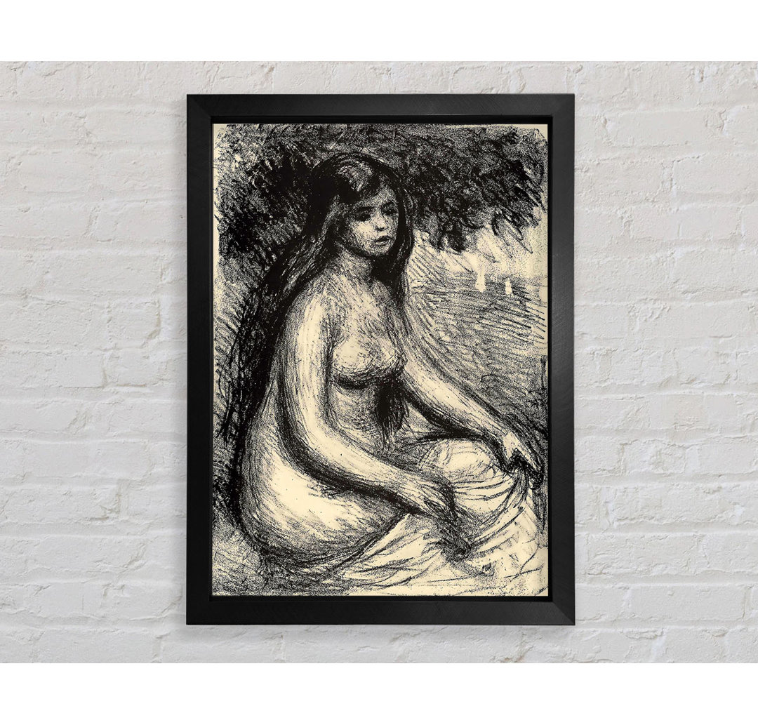 Renoir Bather 3 - Einzelner Bilderrahmen Kunstdrucke