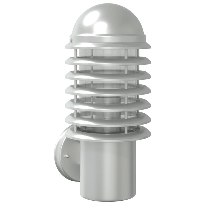Danisa Plug-in 1 Light Outdoor Wall Light, Silver