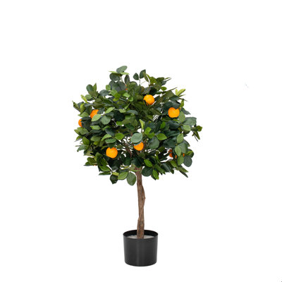 90cm Faux Fruit Tree in Pot Liner