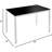 Clapton Glass Top Dining Table