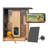 Birdfy Smart Bird Feeder Camera Solar Powered, Auto Capture Birds & Notify in Time, Bamboo Wood Bird Feeder Camera (Lite)