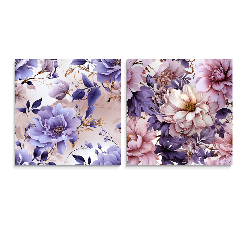 Ethereal Floral Elegance Victorian, H 16 po x l 33 po