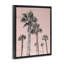 Cadre flottant Palm Up, ciel rose, design par Natalie Carpentieri-2079978821-2079978682