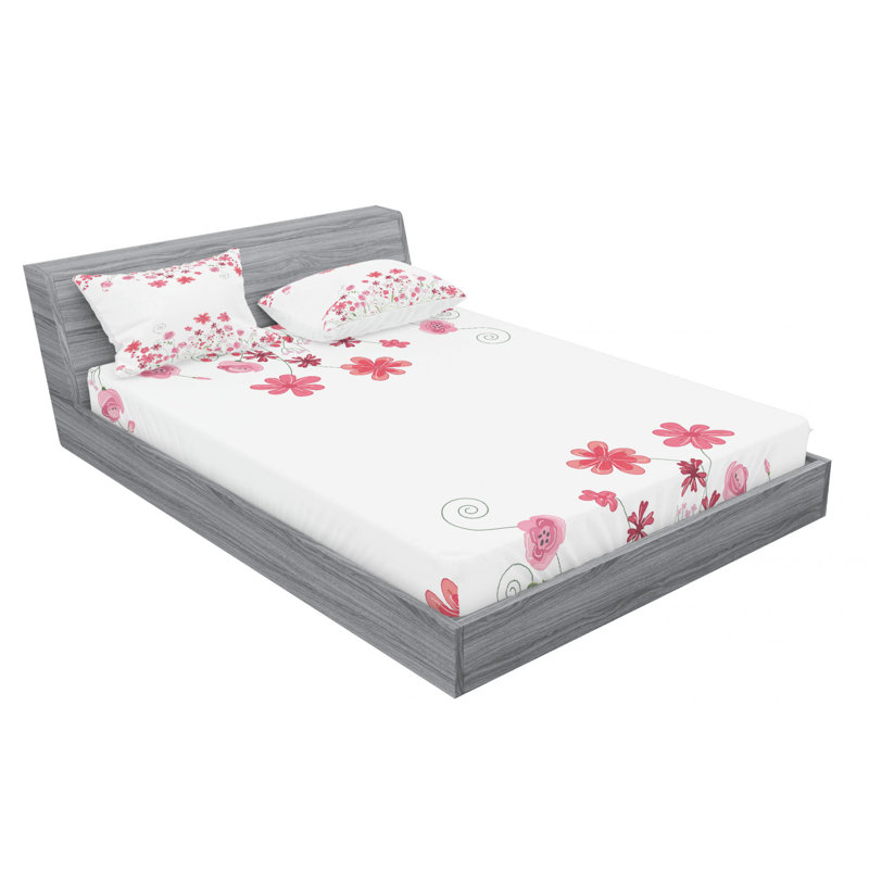 Microfiber Sheet Set, Full Sheet Set with Fitted Sheet