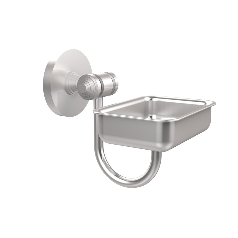 Plat de savon à fixation murale Trond, Chrome satiné