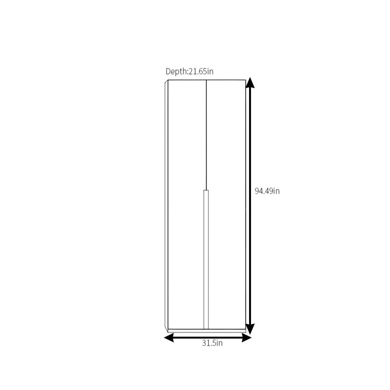 Garde-robe moderne, simple et pratique