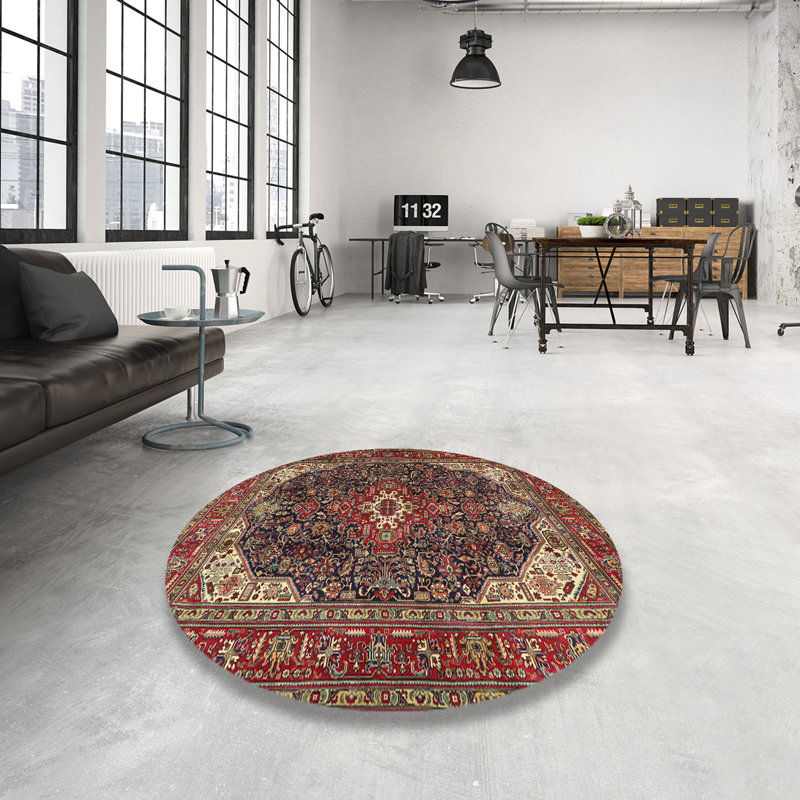 Oriental Indoor Rug, Round 4'