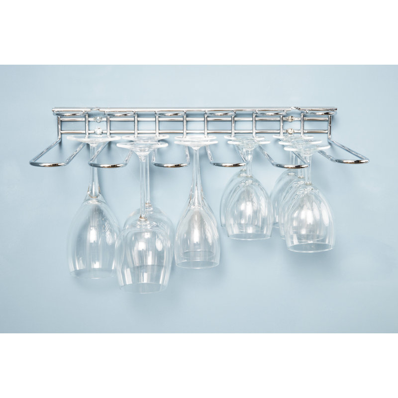 Symple Stuff Metro Wall Mounted Wine Glass Rack & Reviews | Wayfair.co.uk