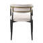 Chaises de salle à manger rembourrées avec pieds en métal Gregory-1046068996