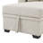 Linen Blend Upholstered Sectional With Pull-Out Bed And Chaise Storage-603569250