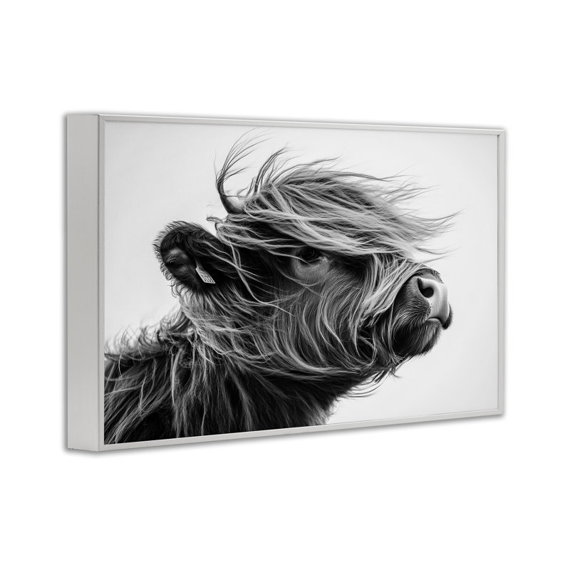 «Handsome Highland Portrait», estampe numérique, conception de Tina LeCour, H 12 po x l 18 po