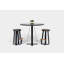Stool with Metal Frame-85766733