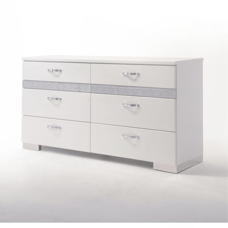 Commode Glam, commode décorative Sparkle