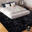 8' x 10' Shag Rug for Living Room, Black Area Rugs for Bedroom Nursery Kids PlayRoom Dorm Office-520308952