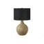 Lighting, 25"h, Table Lamp, Shade, Brown Resin, Contemporary