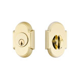 #8 Single Cylinder Deadbolt For 1-3/8" To 2-1/8" Door Polished Chrome Finish