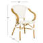 Chaise de patio empilable avec coussin Matilda-132269428
