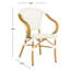 Chaise de patio empilable avec coussin Matilda