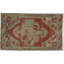 Vintage Circa 1940 Red Turkish Yastik Handwoven Rug 1'6 X 2'6