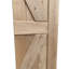 Unfinished Wood Panel Bi-Fold Barn Door with Folding Installation Hardware-125120050-125120051-125120052