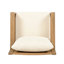 Fauteuils club d'extérieur en bois d'acacia avec coussins Fierro